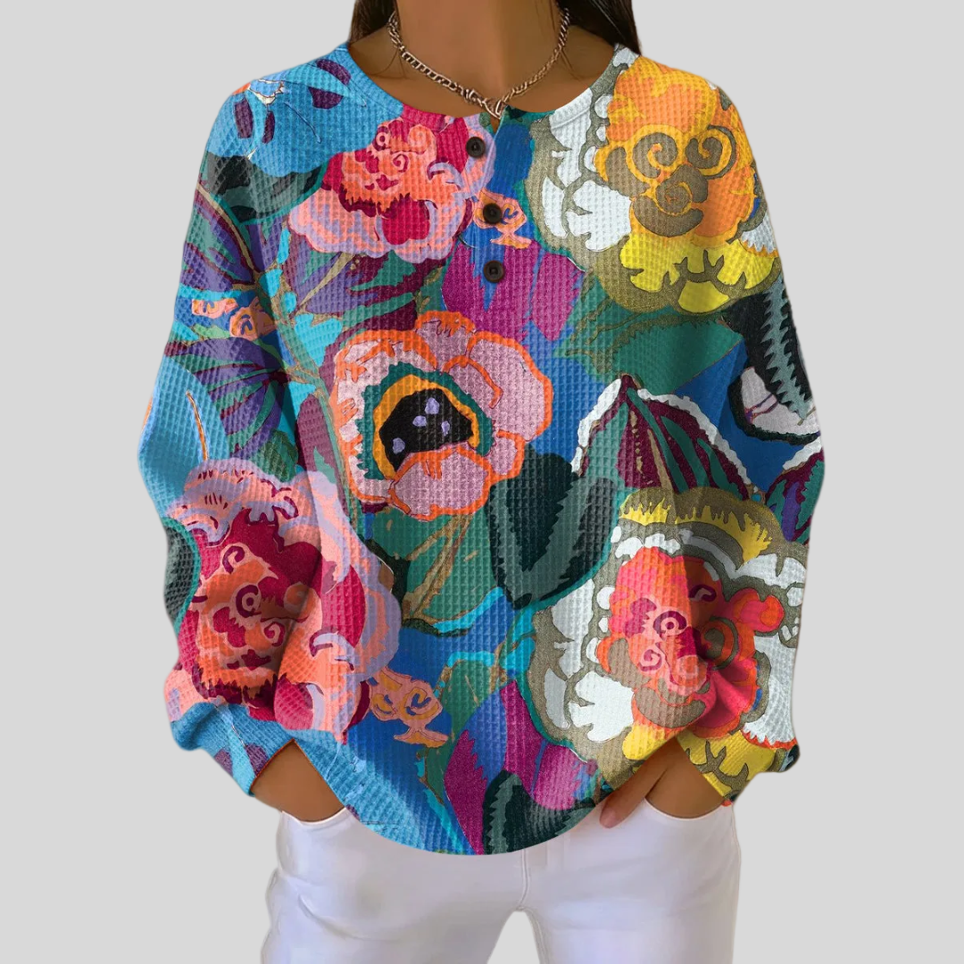 Adornaβ’ | Colourful Flowers Sweatshirt