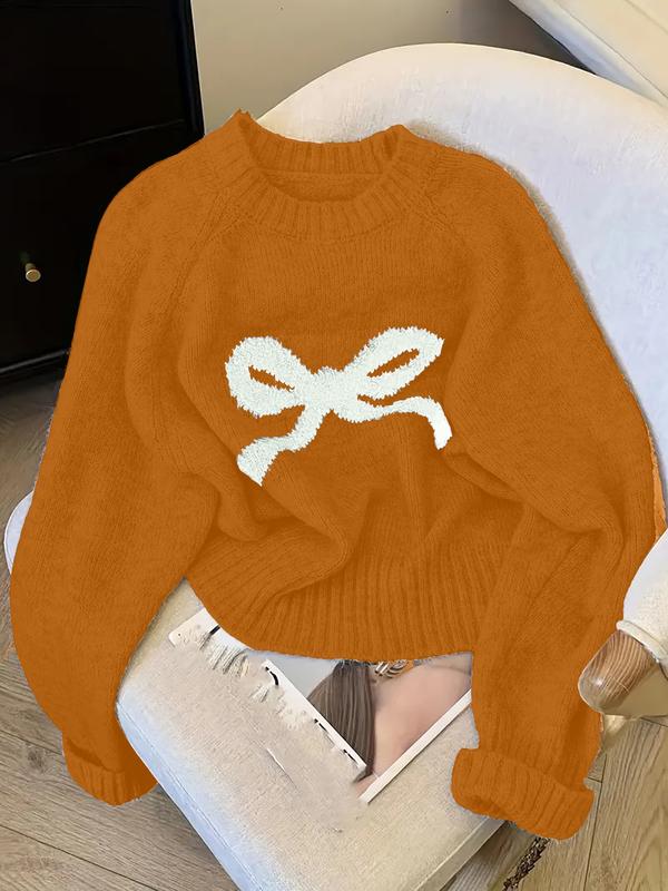 GRACIE™ - Elegant Bow Knit Sweater for Fall & Winter Fashion