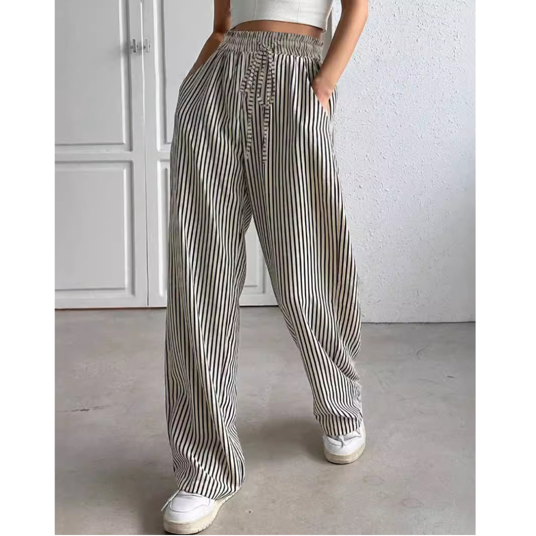 BAYLEEZ™ - Simple Summer Striped Relaxed Fit Bottoms