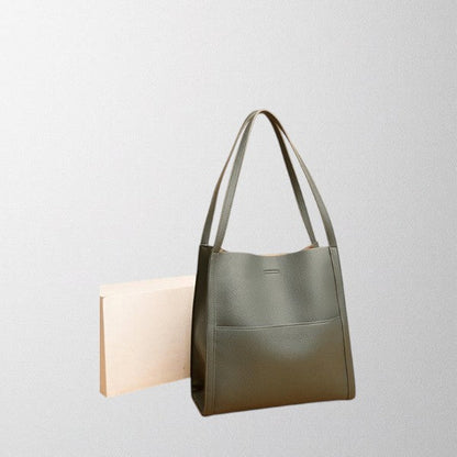 Valérie Dupré - Solid color simple shoulder bag