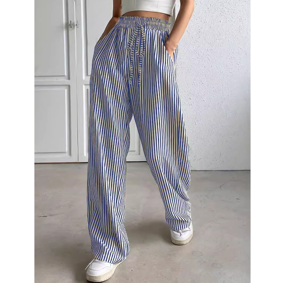 BAYLEEZ™ - Simple Summer Striped Relaxed Fit Bottoms
