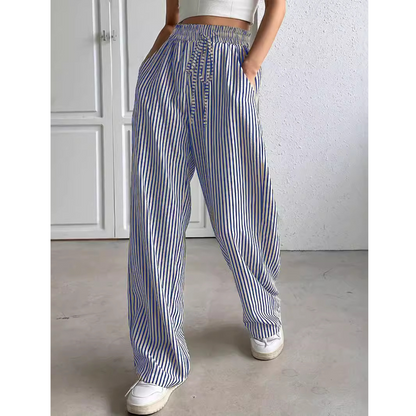 BAYLEEZ™ - Simple Summer Striped Relaxed Fit Bottoms