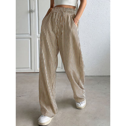 BAYLEEZ™ - Simple Summer Striped Relaxed Fit Bottoms