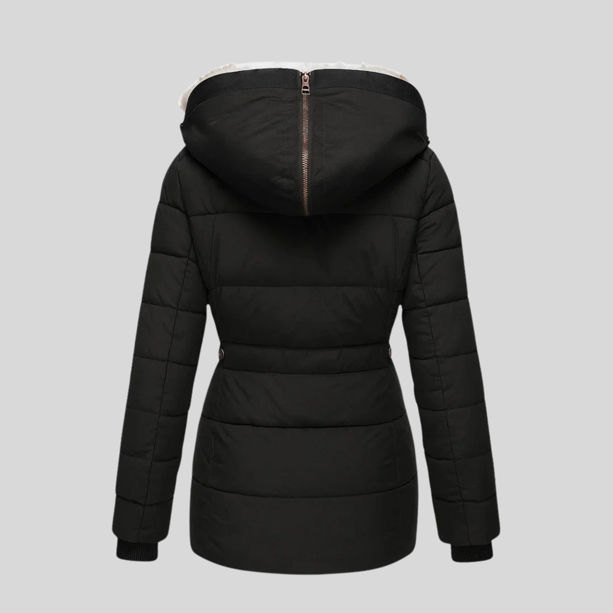 Bruna™ | Quilted Parka with Faux Fur Hood