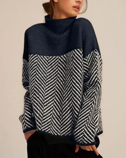 Norah - Cotton Roll Neck Jumper