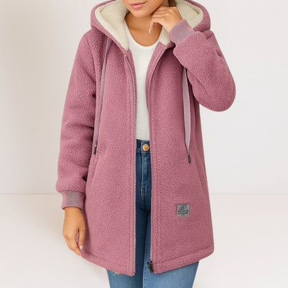 MAYA | Women's Hooded Full-Zip Relaxed Jacket