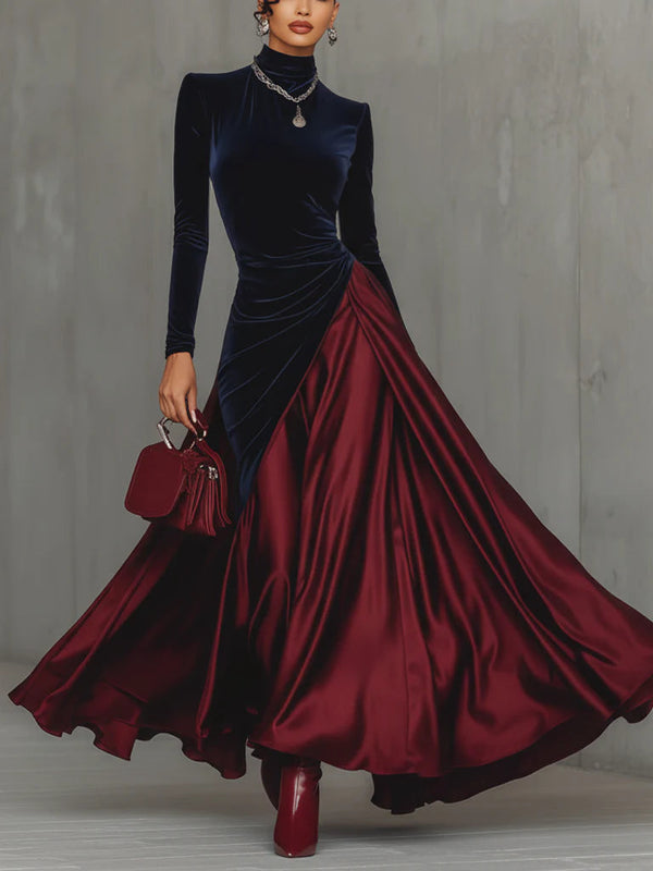 Lucrèce | Bicolour Long Dress
