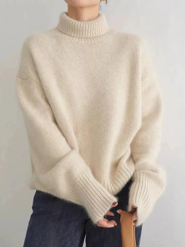 Anouschka - Luxe Cashmere Roll Neck Jumper