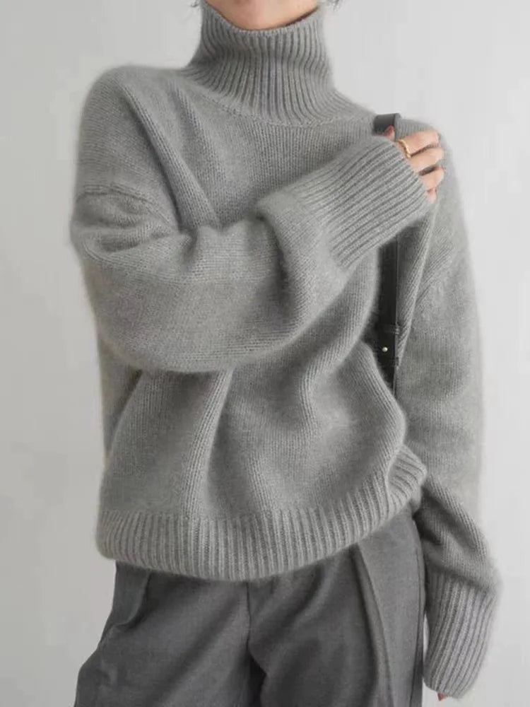 Anouschka - Luxe Cashmere Roll Neck Jumper