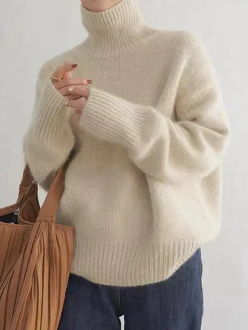 Anouschka - Luxe Cashmere Roll Neck Jumper