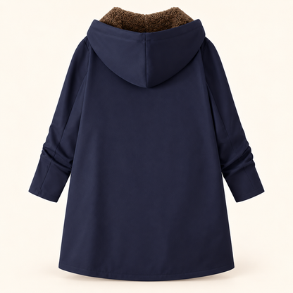 Ava | Cosy Sherpa-Lined Hooded Coat