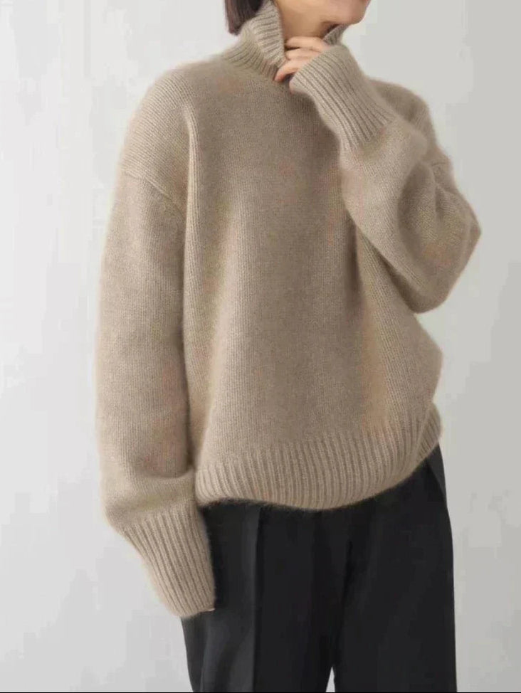 Anouschka - Luxe Cashmere Roll Neck Jumper