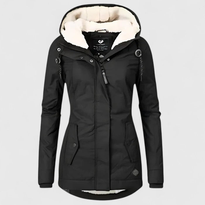 Perla™ | Waterproof Parka with Fleece Lined Hood