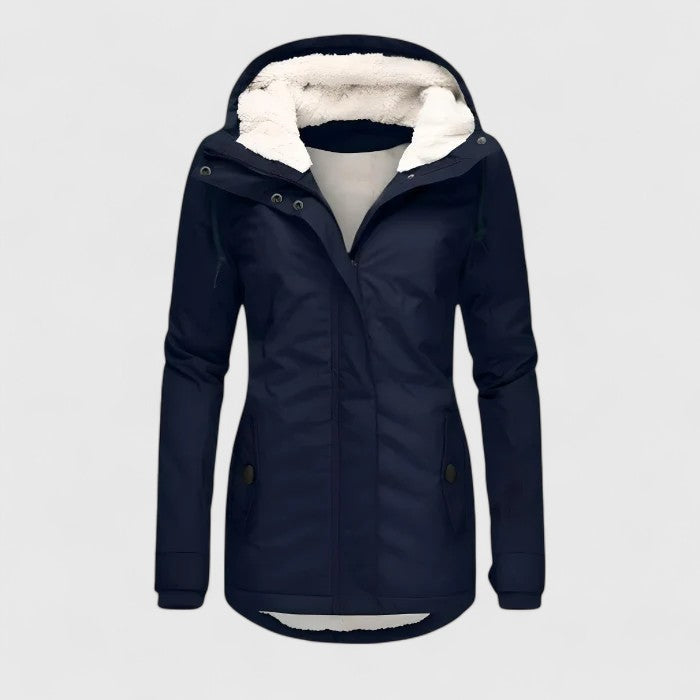 Perla™ | Waterproof Parka with Fleece Lined Hood