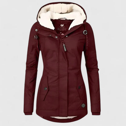 Perla™ | Waterproof Parka with Fleece Lined Hood