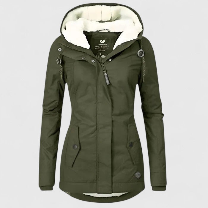 Perla™ | Waterproof Parka with Fleece Lined Hood