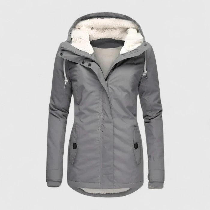 Perla™ | Waterproof Parka with Fleece Lined Hood
