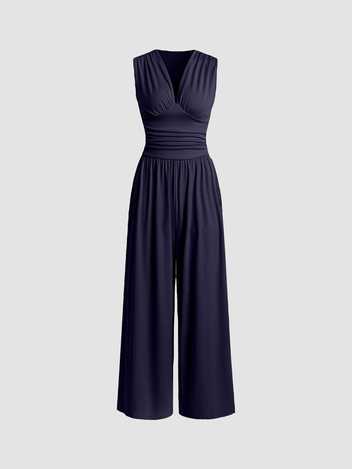 CHARITY - Chic Sleeveless Wide-Leg Jumpsuit