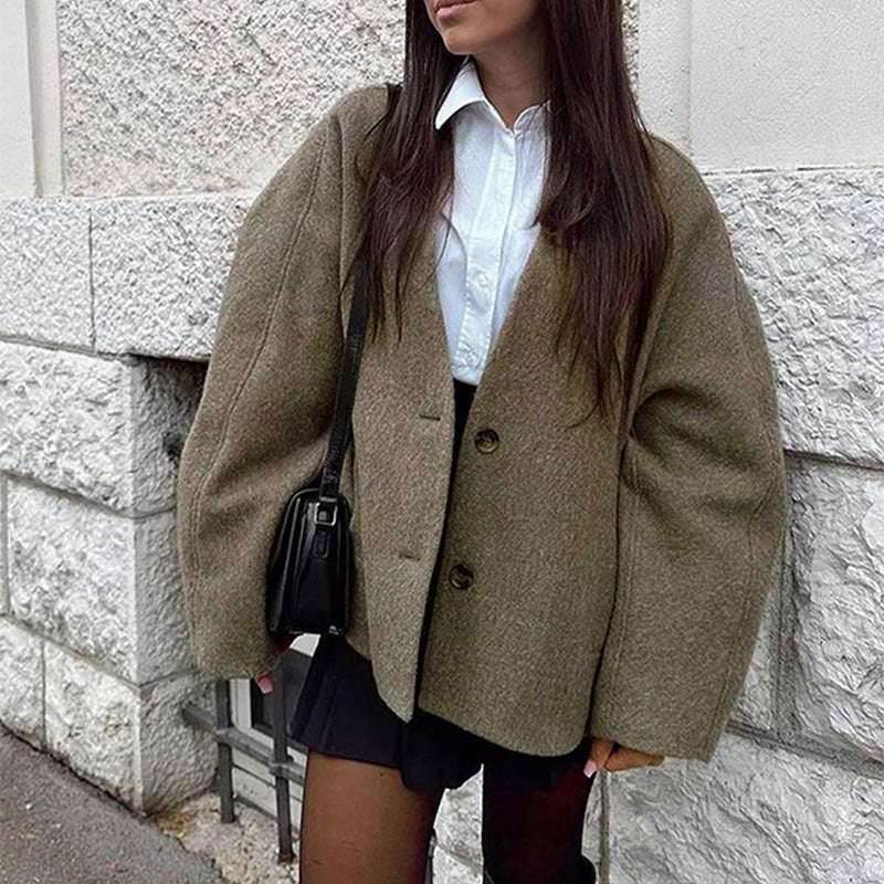 GILDA™ - Classy Long Sleeve Button Down Jacket