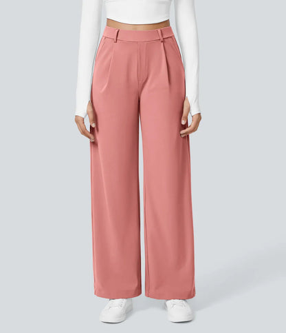 CHARMIE™ - Casual High Waist Straight Leg Pants