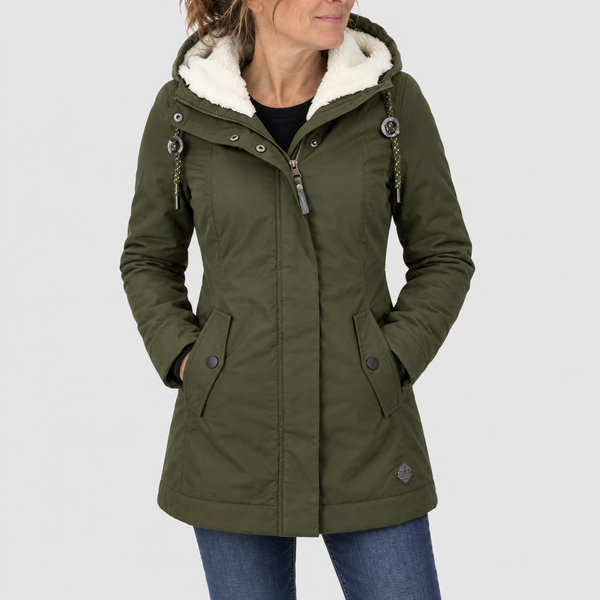 Perla™ | Waterproof Parka with Fleece Lined Hood