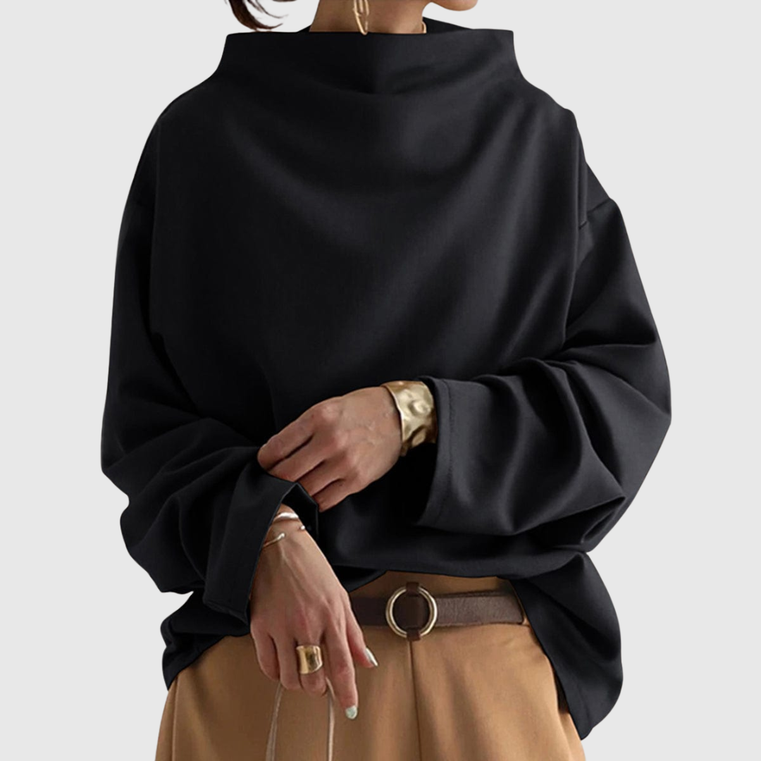 Lisa - Top with High Collar