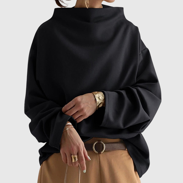 Lisa - Top with High Collar