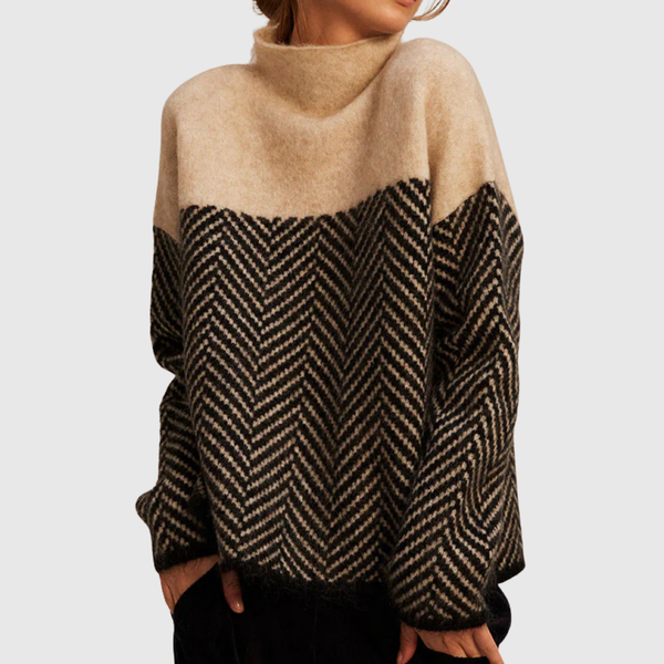 Norah - Cotton Roll Neck Jumper