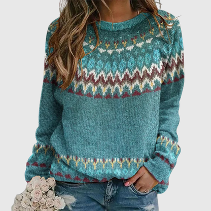 Regina - Retro jumper with waves
