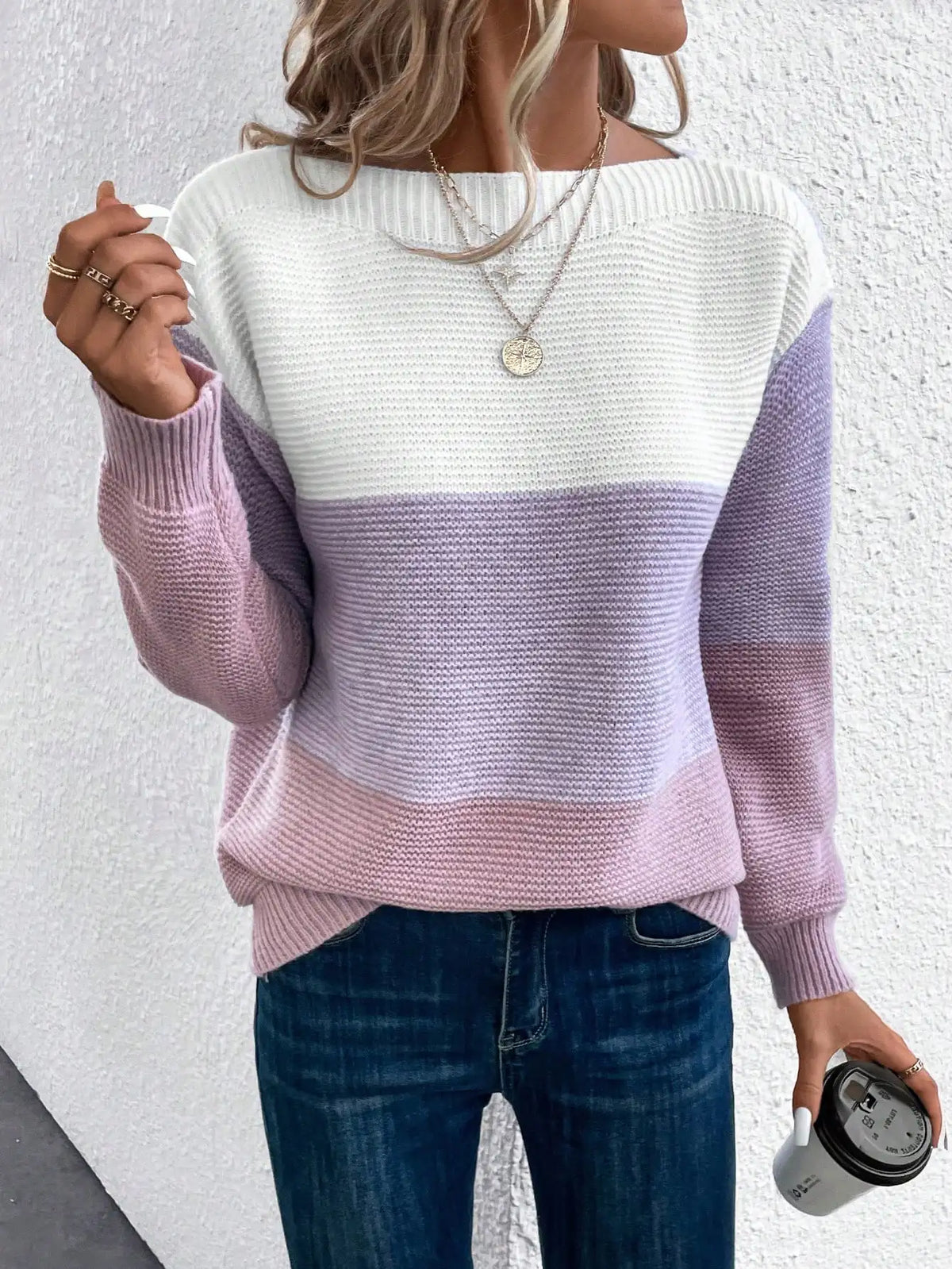 Greetje - Gradient Knit Sweater