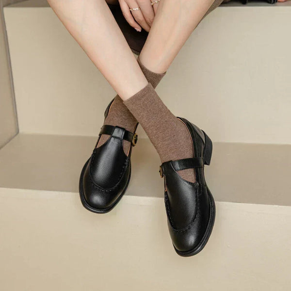 Nancy | Retro-Inspired Leather Shoes