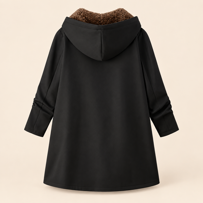 Ava | Cosy Sherpa-Lined Hooded Coat