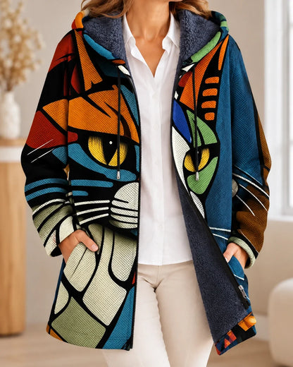 Rosalind | Artistic Hooded Cardigan