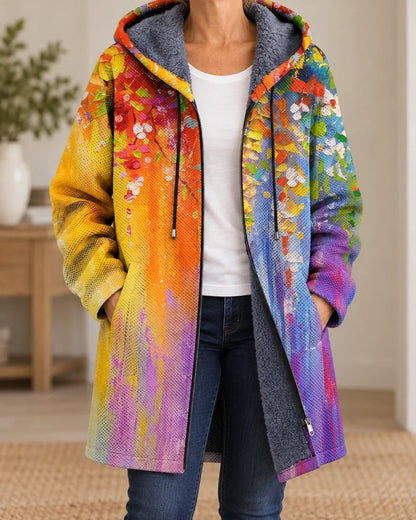 Rosalind | Artistic Hooded Cardigan