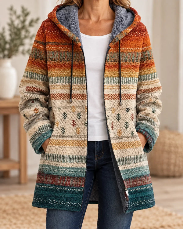 Diana | Artistic Hooded Cardigan Coat