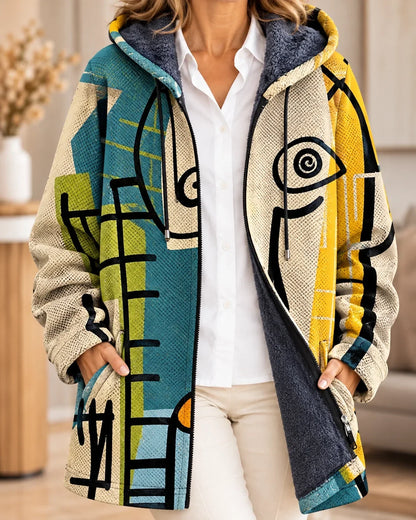 Gareth | Artistic Hooded Cardigan