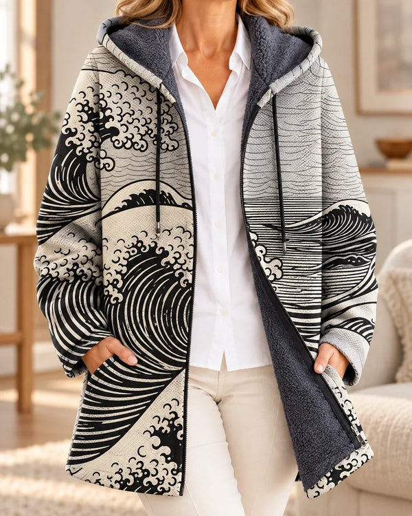 Margot | Artistic Hooded Cardigan
