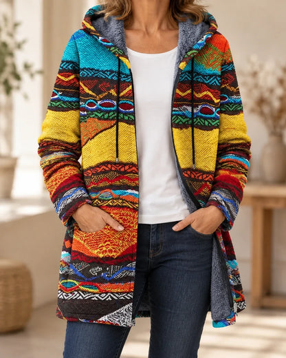 Rosalind | Artistic Hooded Cardigan