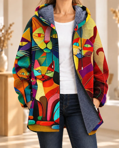 Rafferty | Artistic Hooded Cardigan
