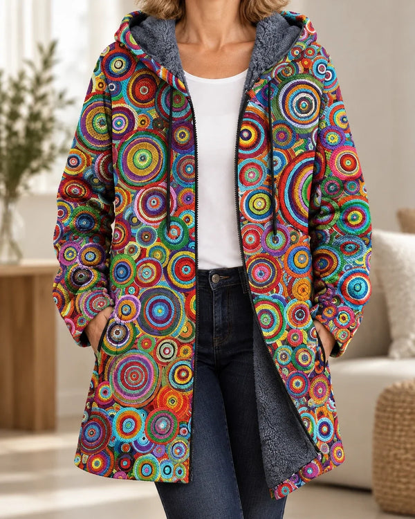Rowena | Artistic Hooded Cardigan