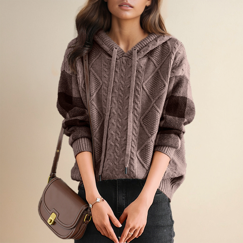 Emilie - Knitted Hoodie