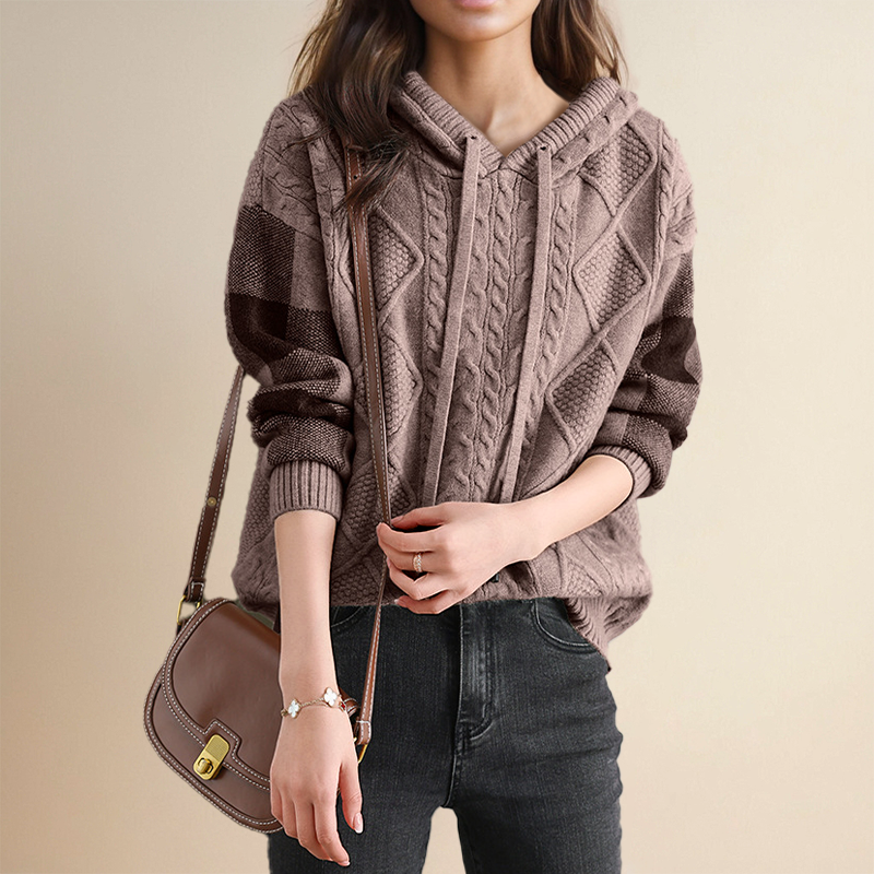 Emilie - Knitted Hoodie