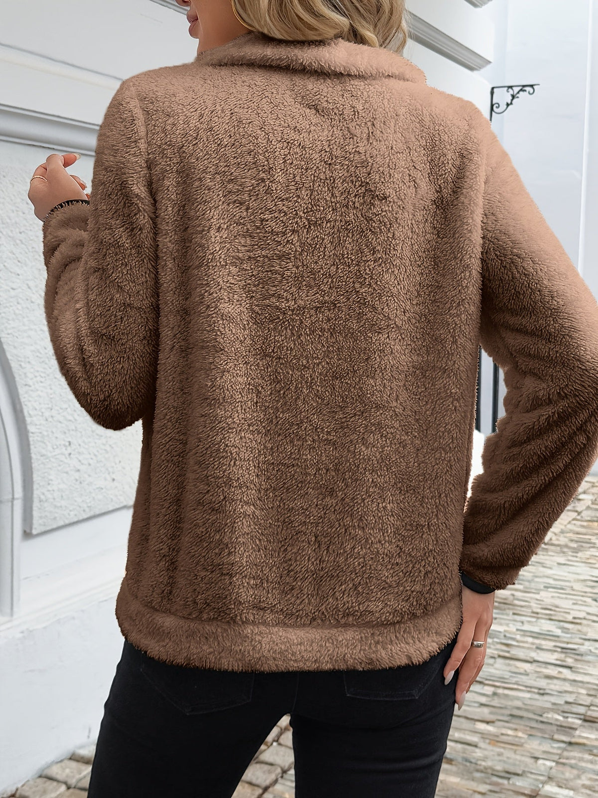 Juliette - Hoodie with Half Zip