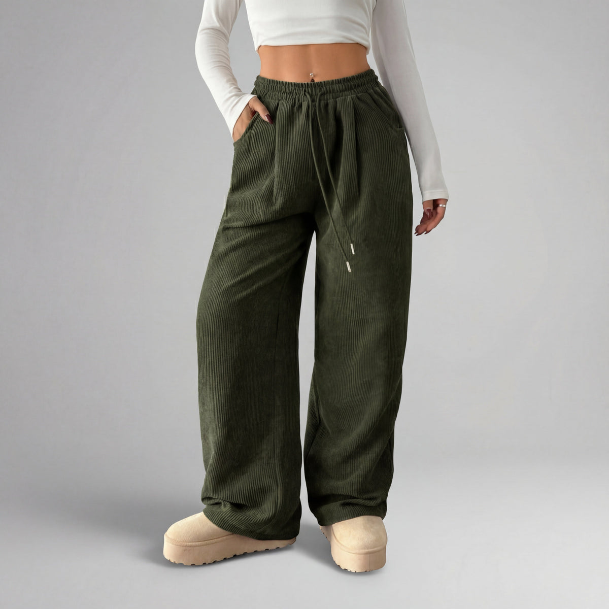 TABITHA™ - Cozy Loose-Fitting Drawstring Trousers