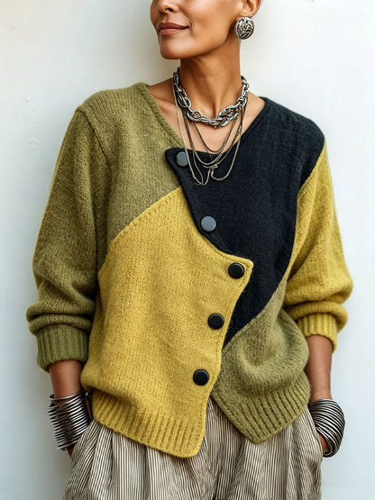 Weston™ | Color-Block Knit Sweater