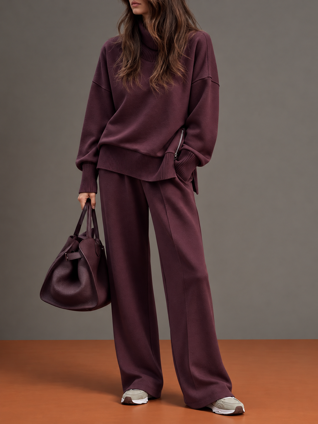 Serena | Coordinated Set in Wide Sweatshirt